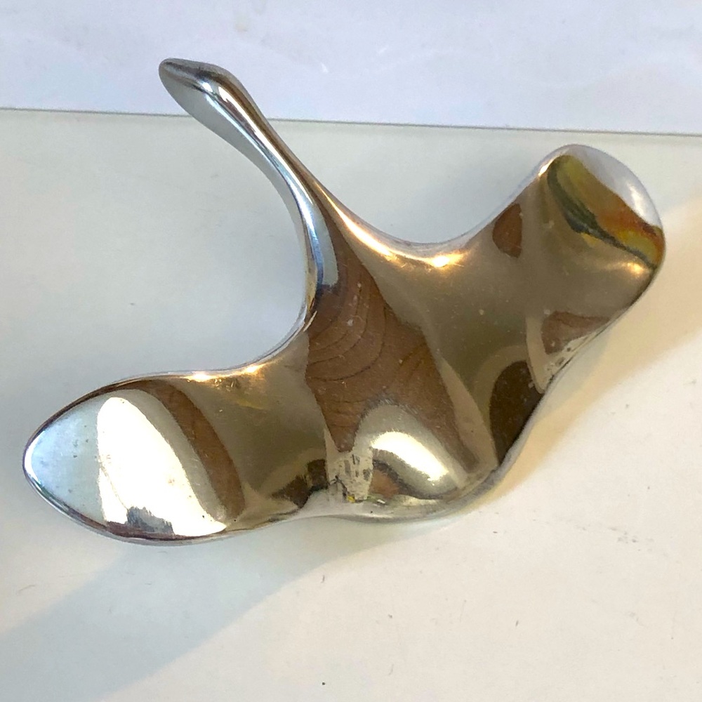 Vintage, Signed Hoselton Aluminum Goose Sculpture #270.